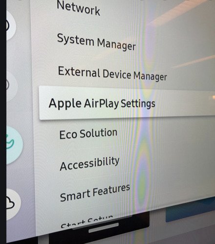 Apple AirPlay Samsung